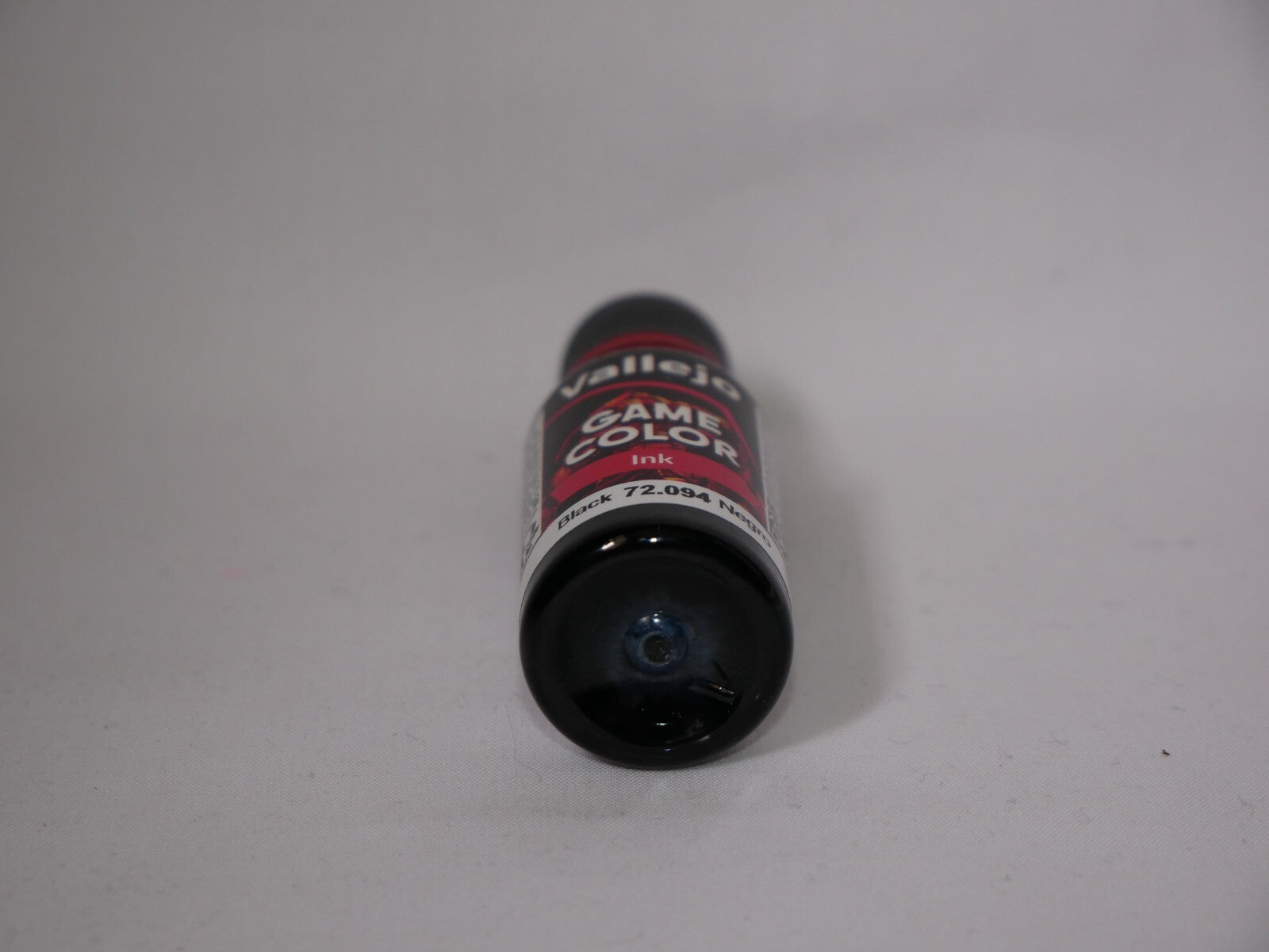 Vallejo Game Color Acrylic Ink Range Black 18ml/0.6 fl oz Dropper Bottle 72.094