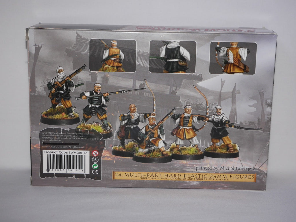 Fireforge Games Samurai Wars 28mm Hard Plastic Sohei Warrior Monks - SWMO01-BS