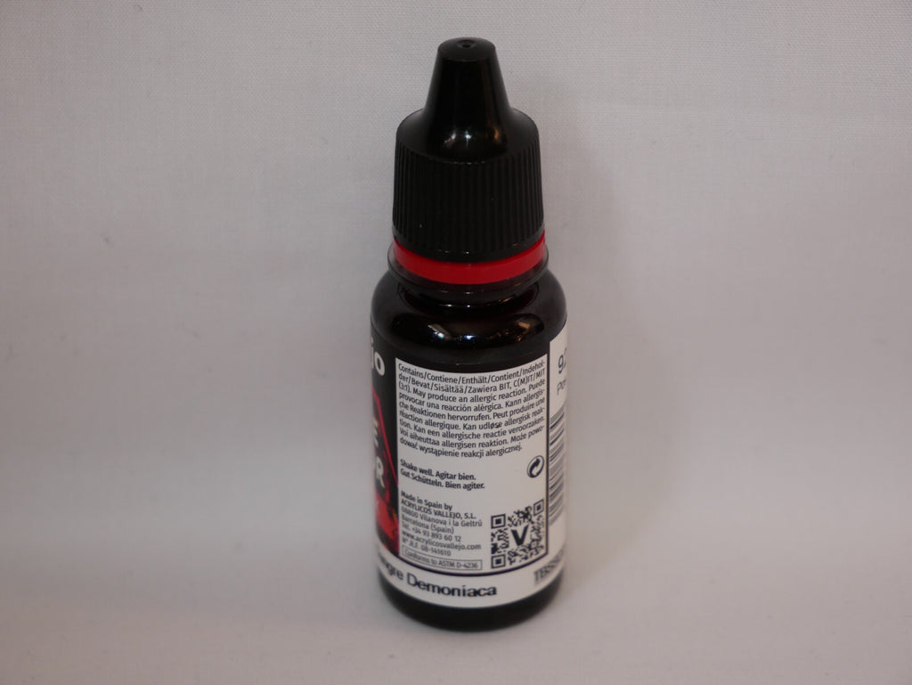 Vallejo Game Color Special FX Demon Blood 18ml/0.6 fl oz Dropper Bottle - 72.603