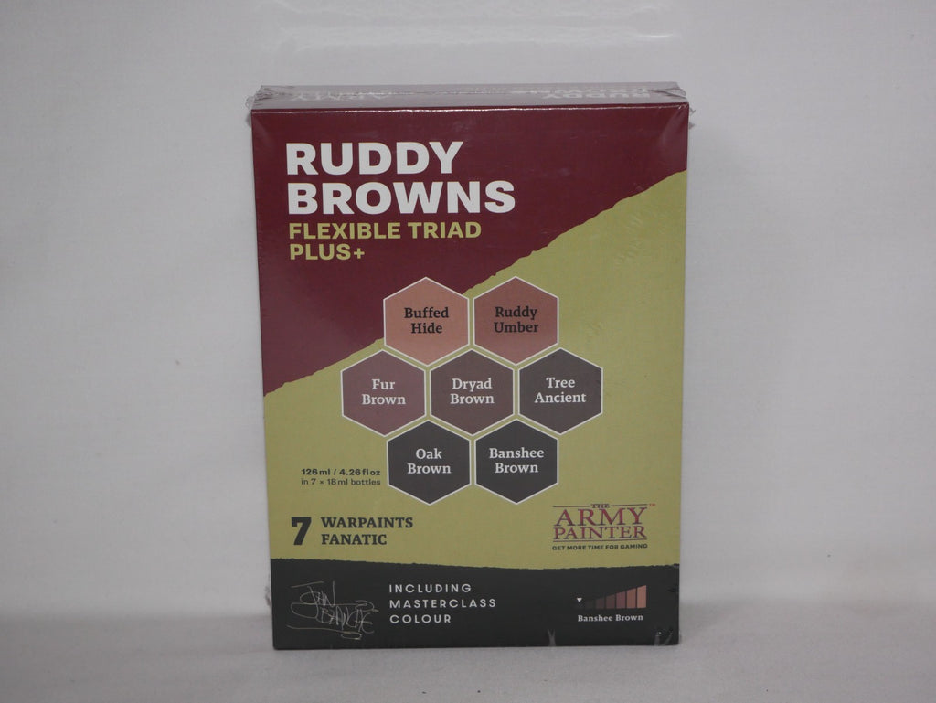 The Army Painter Warpaints Fanatic Flexible Triade Plus+ Ruddy Browns Set WP8089