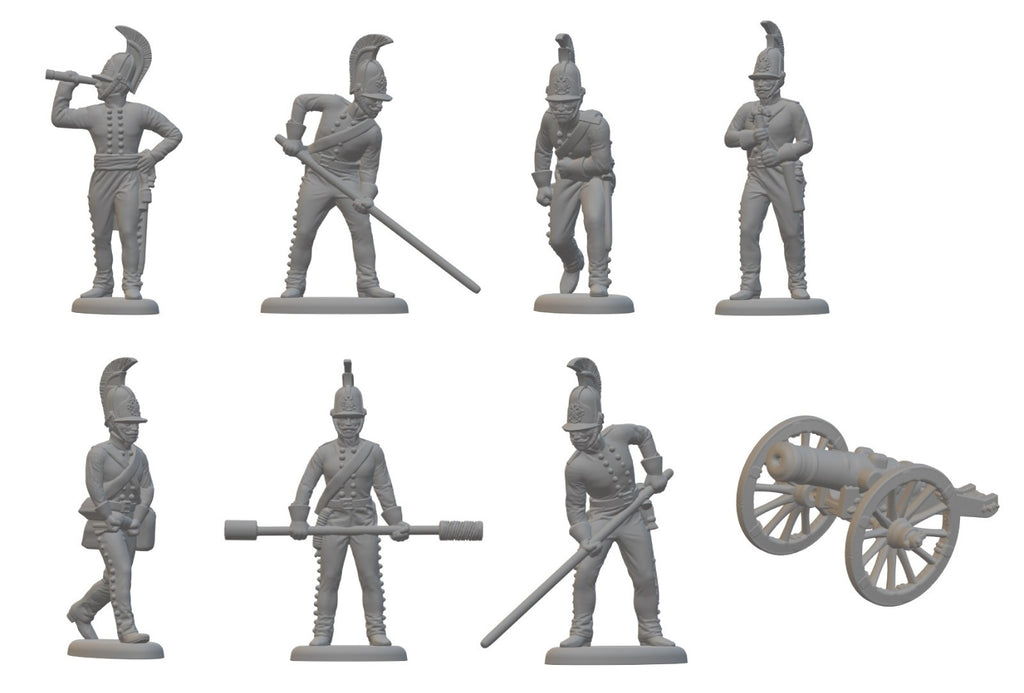 Hat Industrie 1:72 Scale1812 Napoleonic Russian Horse Artillery with 10lb (1/4 pud) Unicorn gun - 8360
