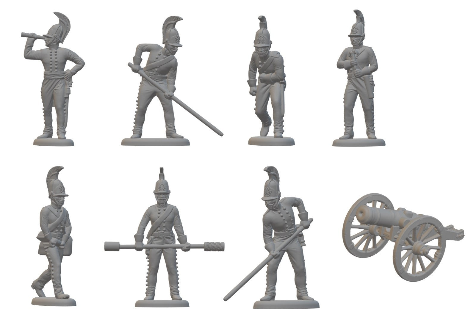 Hat Industrie 1:72 Scale1812 Napoleonic Russian Horse Artillery with 10lb (1/4 pud) Unicorn gun - 8360