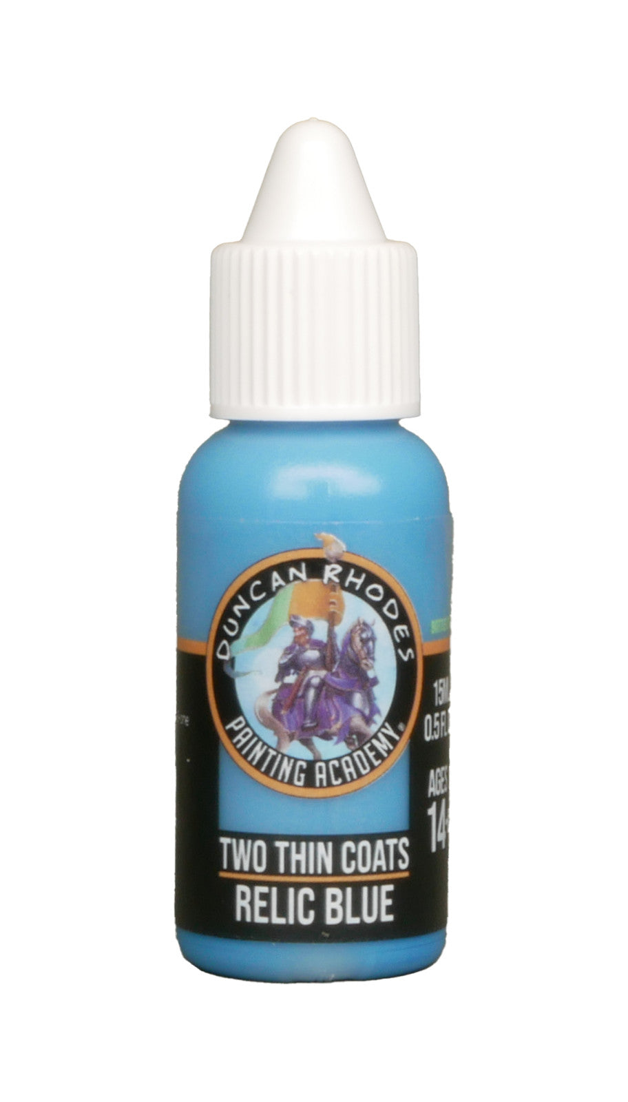 Duncan Rhodes Painting Academy Two Thin Coats Range Relic Blue 15ml Bottle 10143