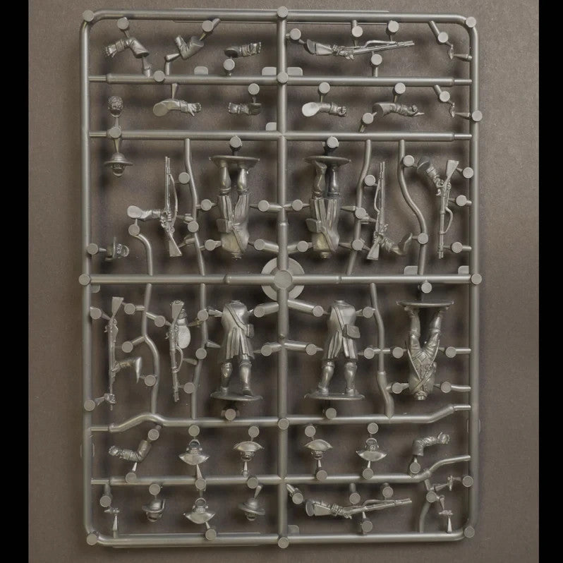 Wargames Atlantic The Age of Reason 1:56 Scale Hard Plastic Minutemen - WAAAR001
