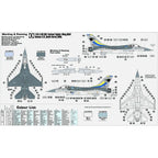 MisterCraft Hobby Kits 1:72 Scale (D-33) F-16A-15 Gunsmoke 89 Fighter Jet 040338