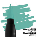 AK Interactive Real Colors Acrylic Marker Pens Russian Cockpit Turquoise RCM031