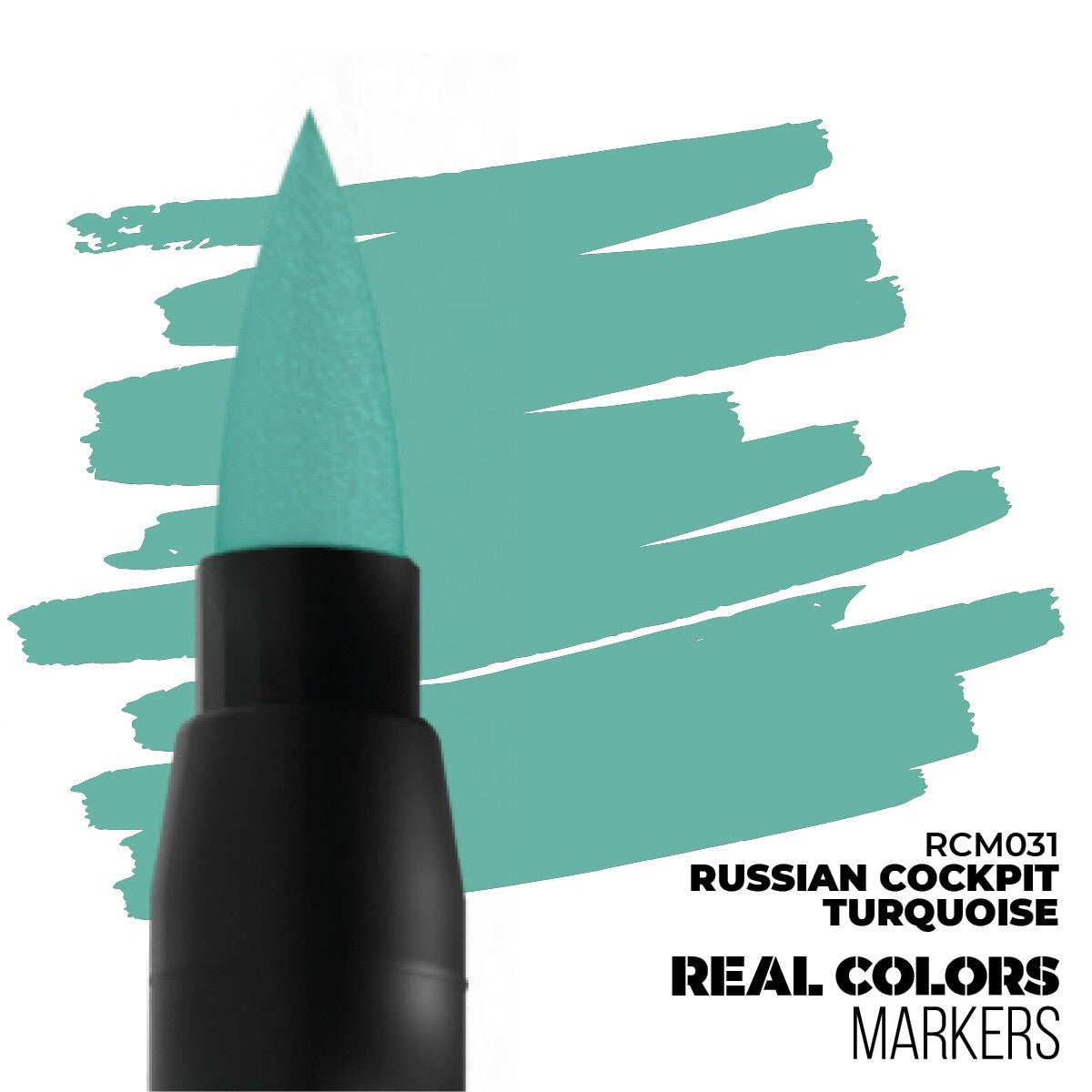 AK Interactive Real Colors Acrylic Marker Pens Russian Cockpit Turquoise RCM031