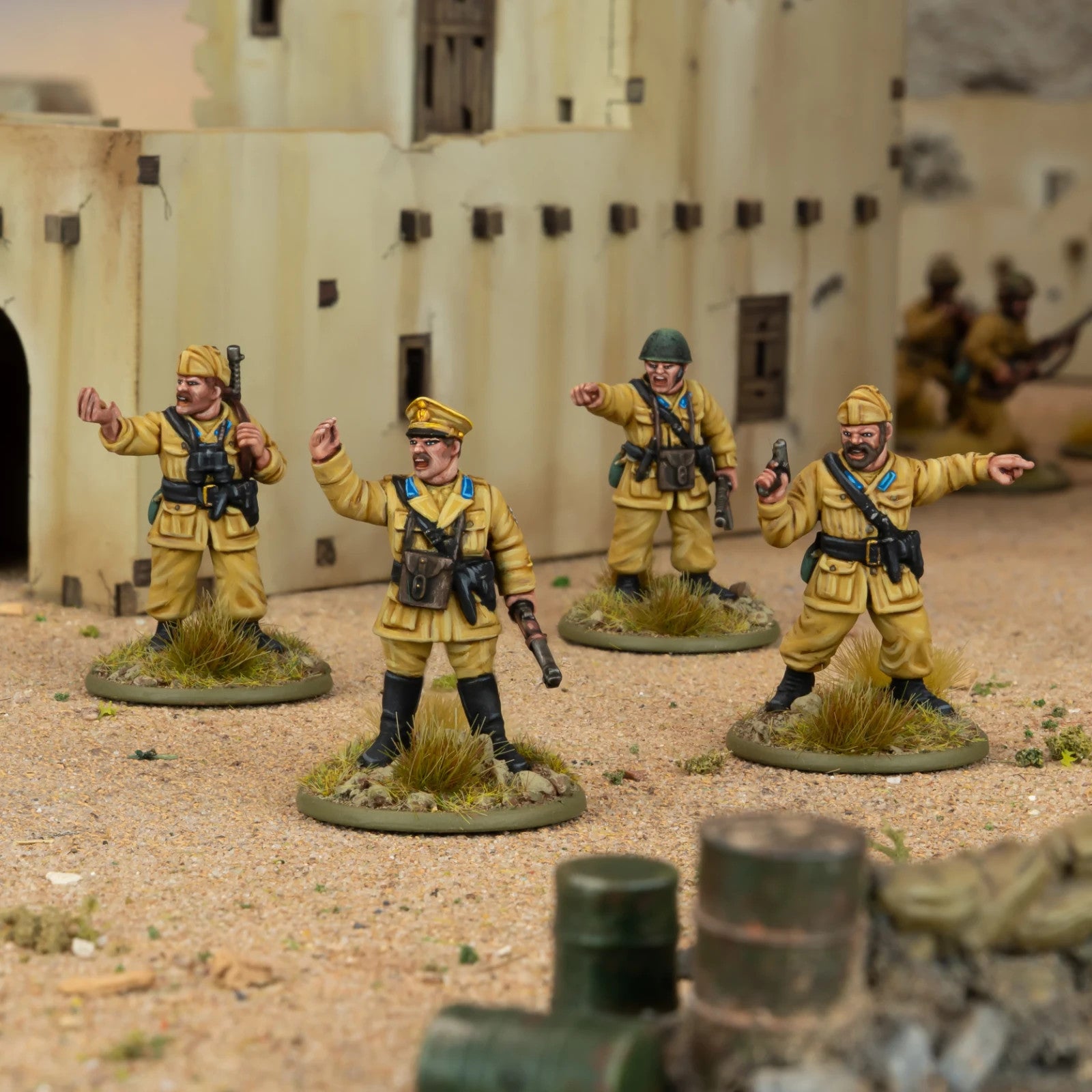 Bolt Action 1:56 Scale WWII Italian Paracadutisti Platoon Commanders - 403205802