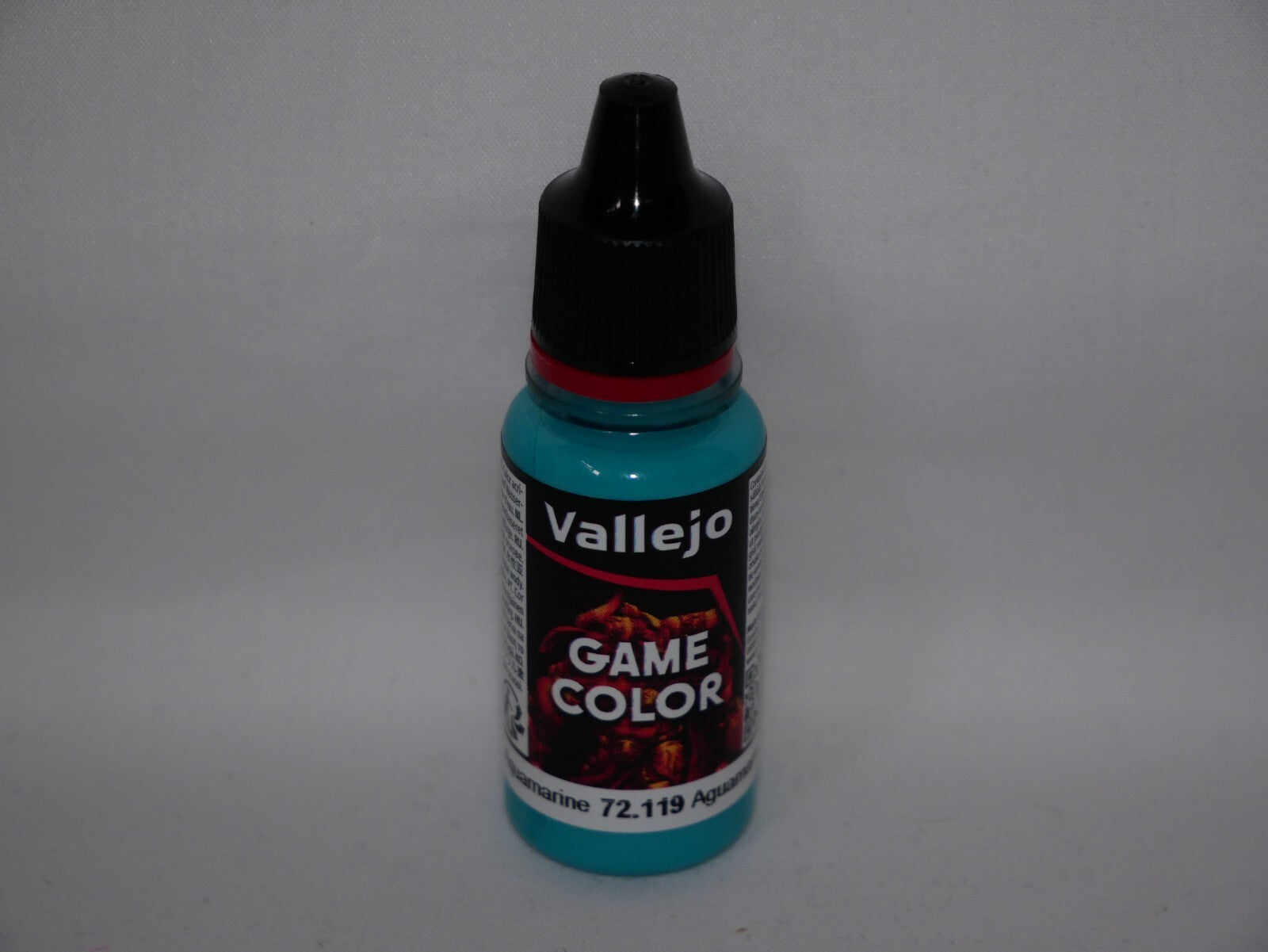 Vallejo Game Color Acrylic Range Aquamarine 18ml/0.6 fl oz Dropper Bottle 72.119