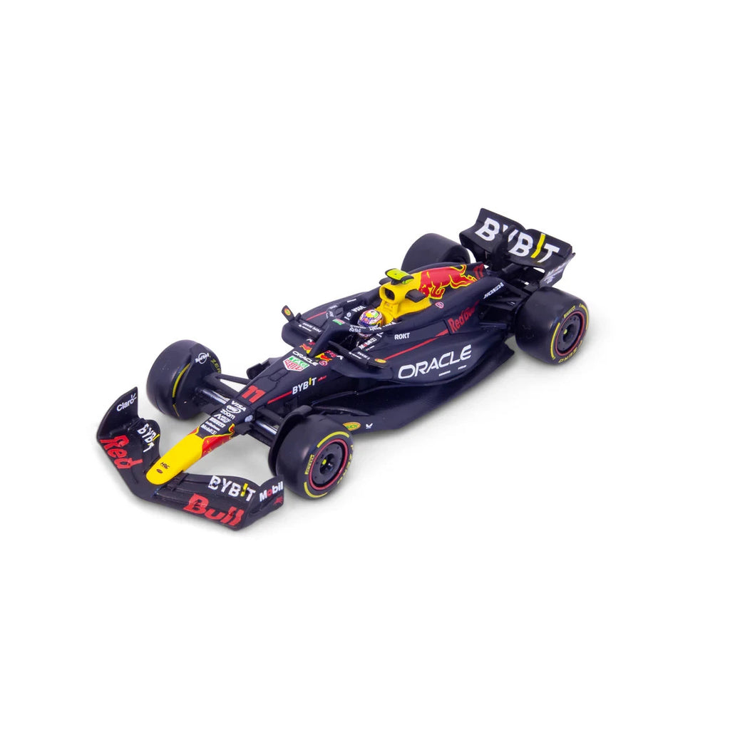 Burago 1:43 Oracle Redbull Racing RB20 Car With Sergio Pérez Helmet - #18-38098P