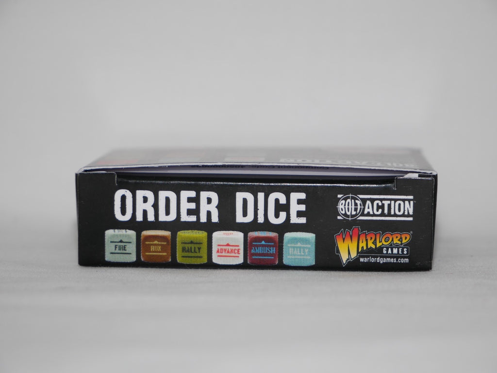 Warlord Games Bolt Action 1:56 Scale 12 Maroon Coloured Order Dice - (402616015)