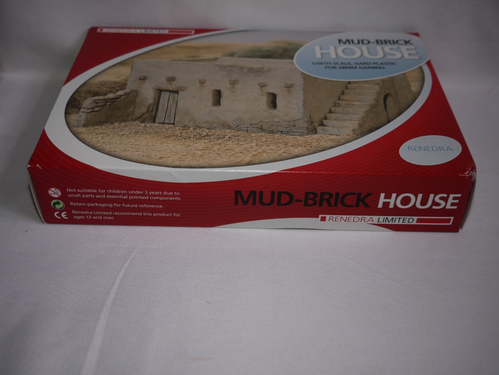 Renedra Ltd Generic Scenery & Bases 1/56th (28mm) Scale Mud Brick House - RNMB