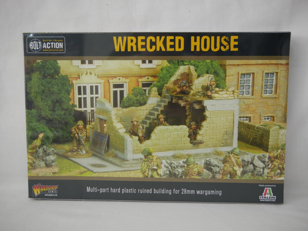 Warlord Games Bolt Action 1:56 Scale WWII Hard Plastic Wrecked House - WG-TER-46