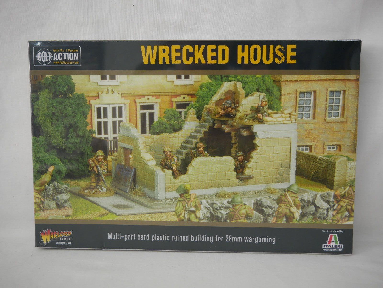 Warlord Games Bolt Action 1:56 Scale WWII Hard Plastic Wrecked House - WG-TER-46