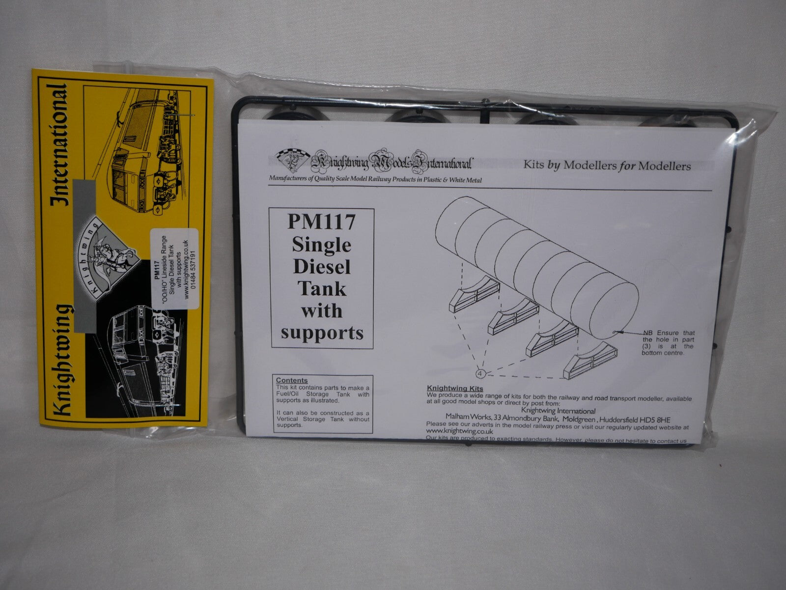Knightwing "OO/HO"Lineside Range Single Diesel Tank With Supports - PM117