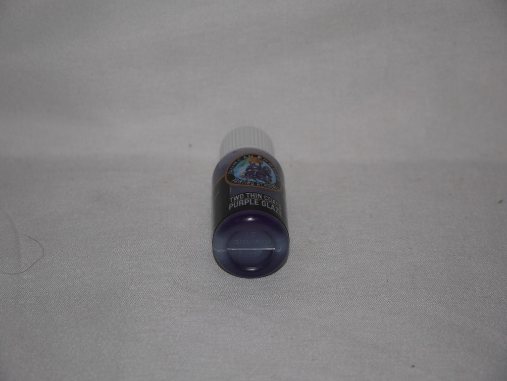 Duncan Rhodes Painting Academy 'Two Thin Coats' Purple Glaze 15ml Bottle - 10120