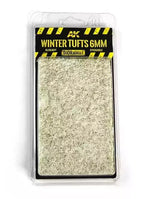 AK Interactive Diorama Series Winter 6mm Tufts For Wargaming Mini Bases - AK8121