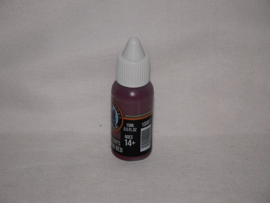 Duncan Rhodes Painting Academy 'Two Thin Coats' Berserker Red 15ml Bottle 10001