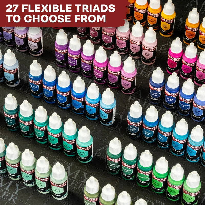The Army Painter Warpaints Fanatic Flexible Triade Plus+ Olive Greens Set WP8091