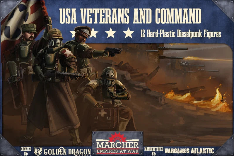 Wargames Atlantic Marcher Empires At War USA Veterans And Command - MUSA002P