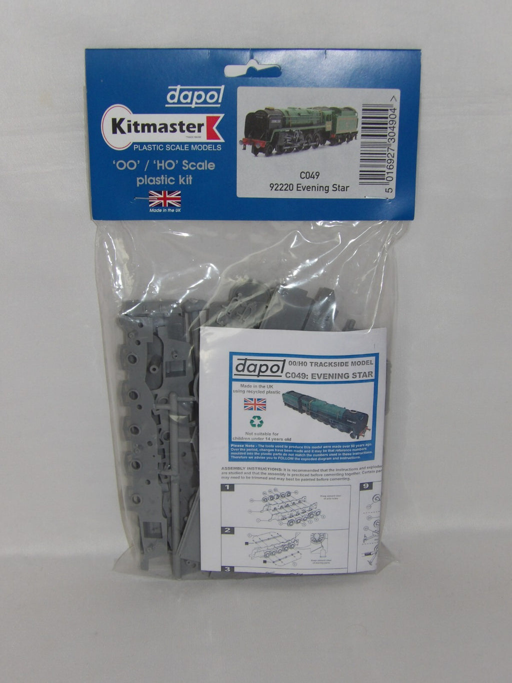 Dapol Kitmaster  "OO/HO" 9F 92220 Evening Star Locomotive  C049