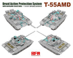 Ryefield Model 1:35 Soviet Union T-55 AMD Drozd Active Protection System - 5091