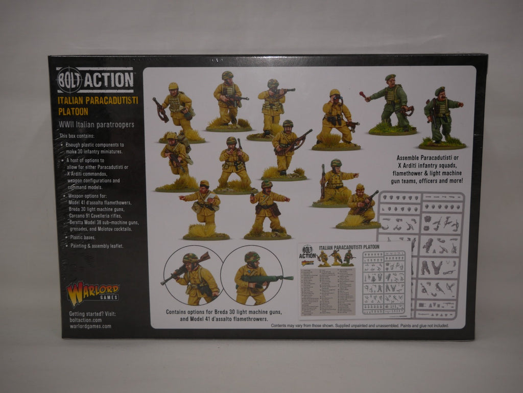 Warlord Games Bolt Action 1:56 Scale WW2 Italian Paracadutisti Platoon - 402015808