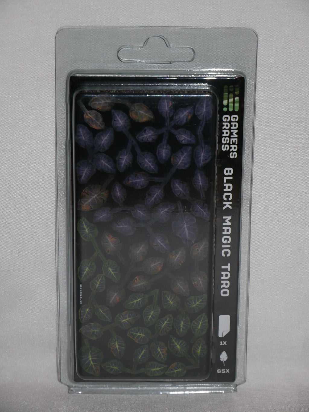 Gamers Grass Full Color Laser Cut Plants Black Magic Taro (65) Per Pack GGLP-BMT