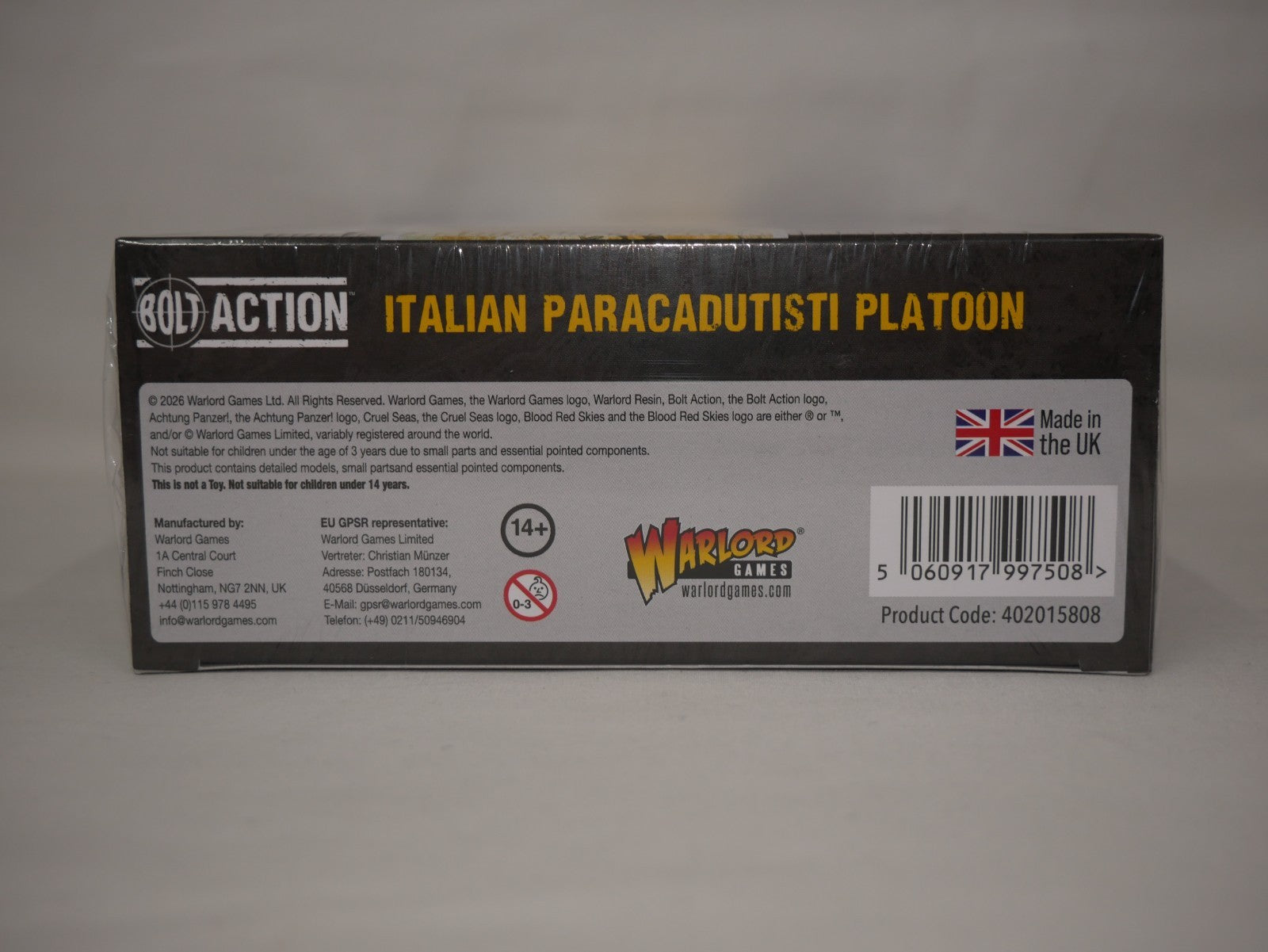 Warlord Games Bolt Action 1:56 Scale WW2 Italian Paracadutisti Platoon - 402015808