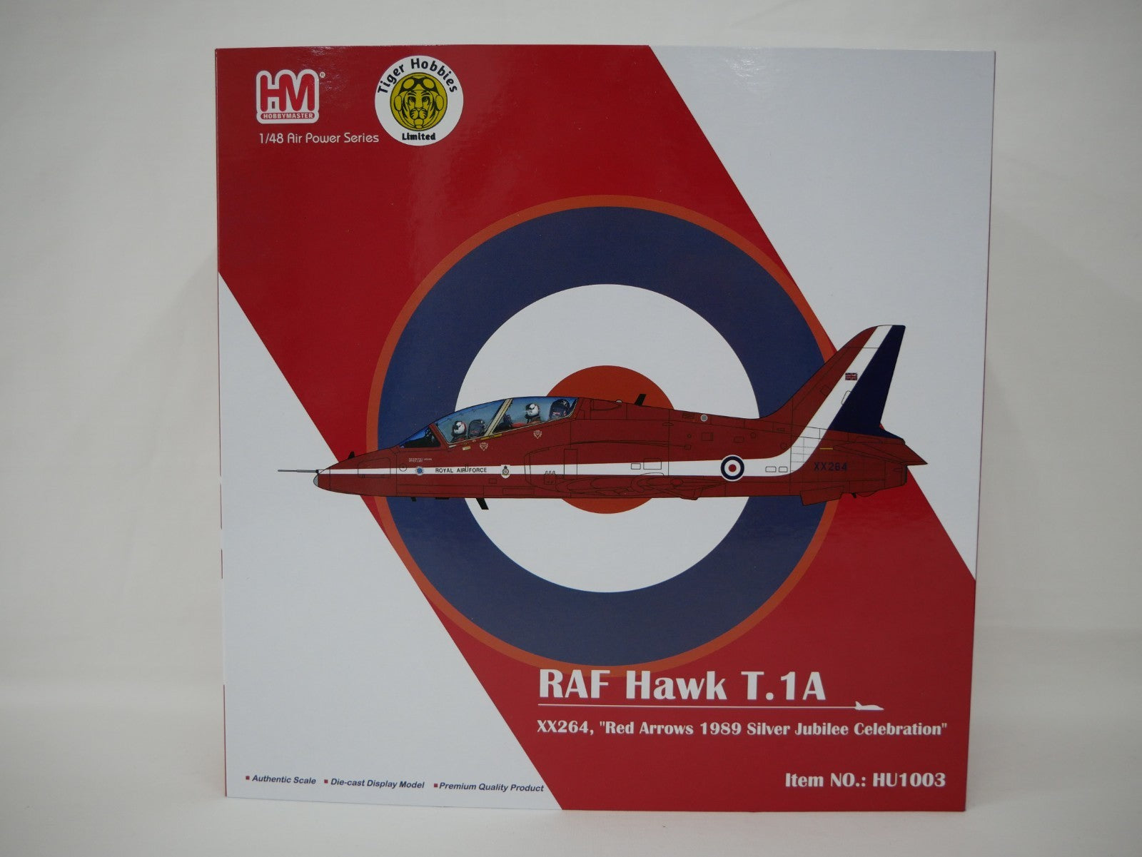 Hobby Master 1/48 RAF Hawk T.1A XX264, Red Arrows 1989 Silver Jubilee - HU1003