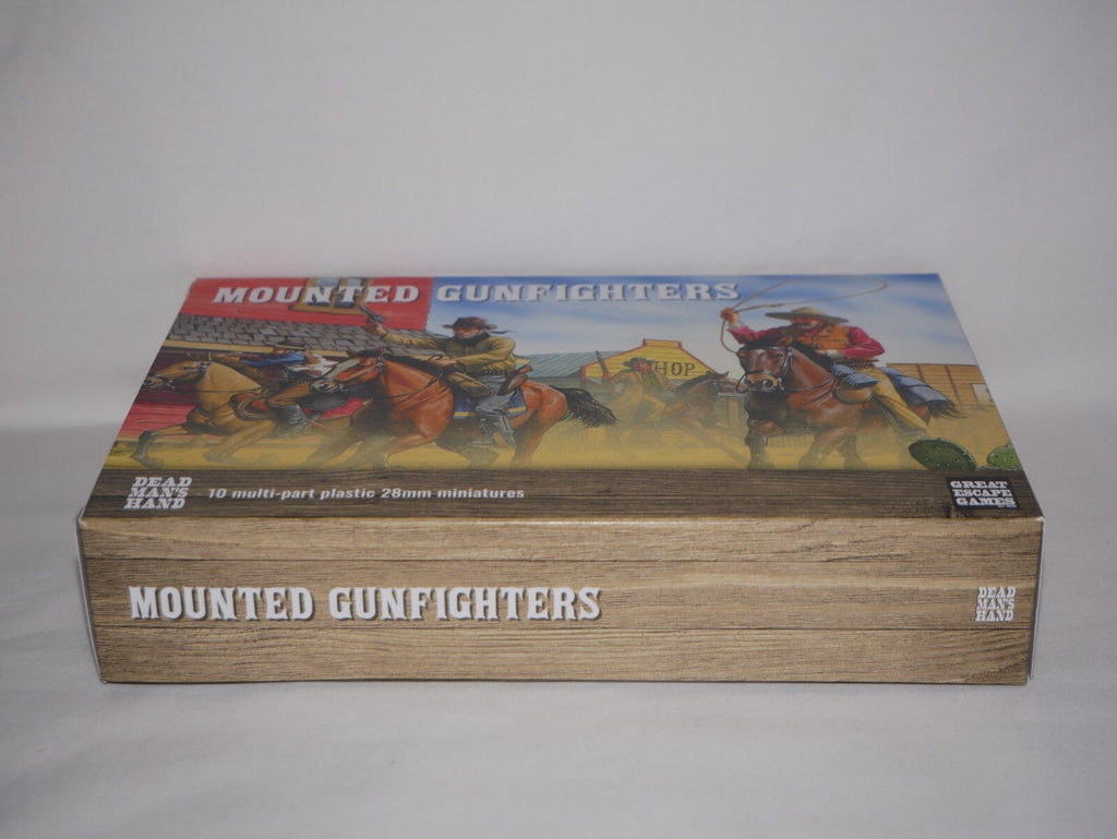 Great Escape Games Dead Mans Hand 28mm Hard Plastic Mounted Gunfighters - DMHP004