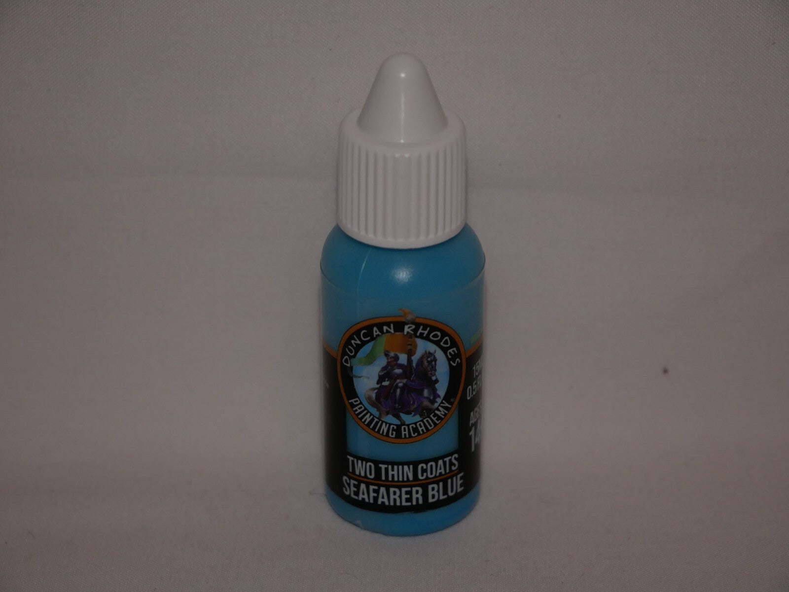 Duncan Rhodes Painting Academy Two Thin Coats Seafarer Blue 15ml Bottle - 10144