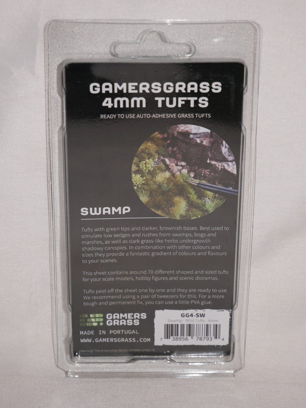 Gamers Grass Wild Swamp 4mm Tufts For Wargaming Mini Bases (70) Per Pack GG4-SW