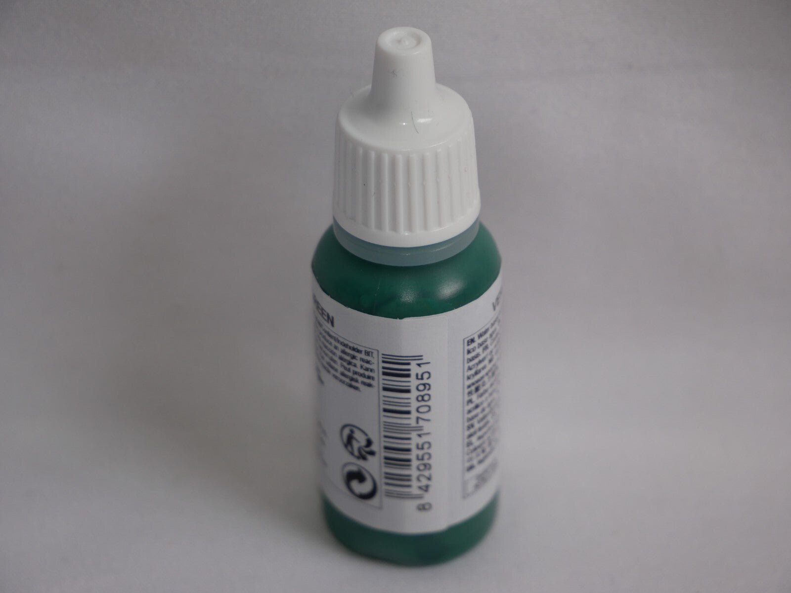 Vallejo Model Color Gunship Green Acrylic 17ml/0.57 fl oz Dropper Bottle 70.895