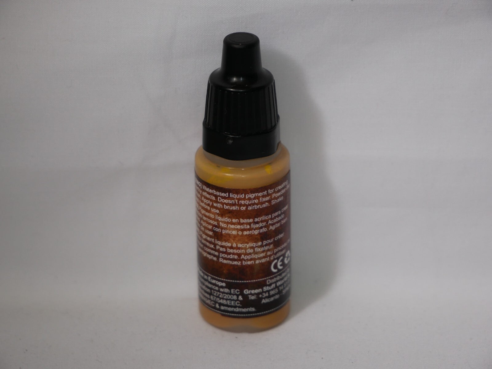 Green Stuff World Liquid Earth Pigments Paint Range Ochre Earth 17ml Bottle 2293