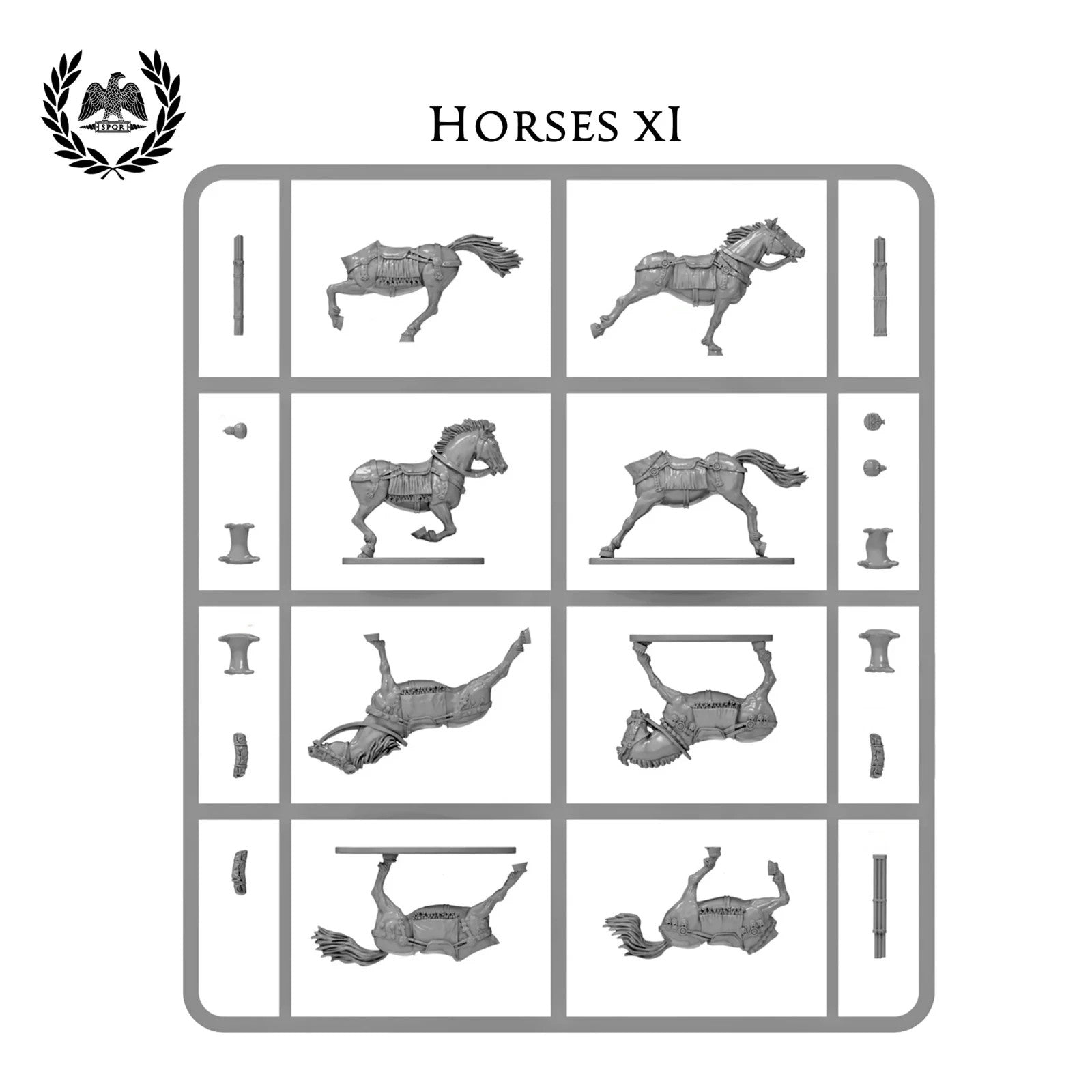 Victrix 28mm Scale Plastic Late Roman Infantry & Heavy Cavalry Warband - VXWB001