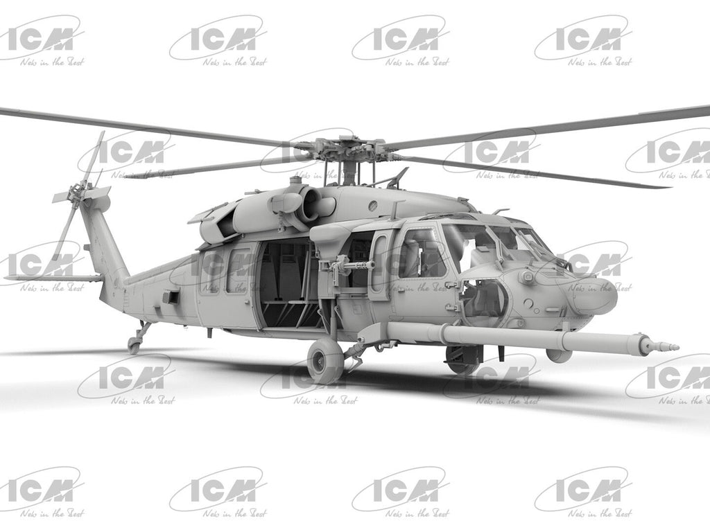 ICM 1:48 Scale Sikorsky MH-60L Black Hawk US Special Forces Helicopter - 48360