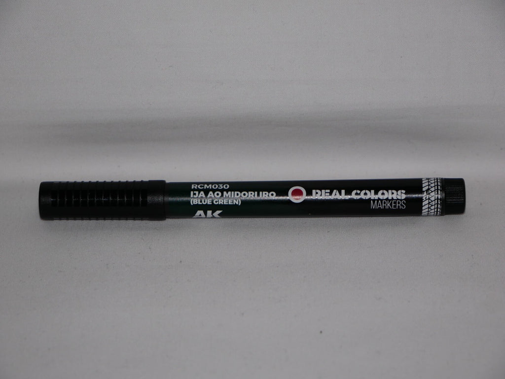 AK Interactive Real Colors Acrylic Markers IJA Ao Midori Iro (Blue Green) RCM030