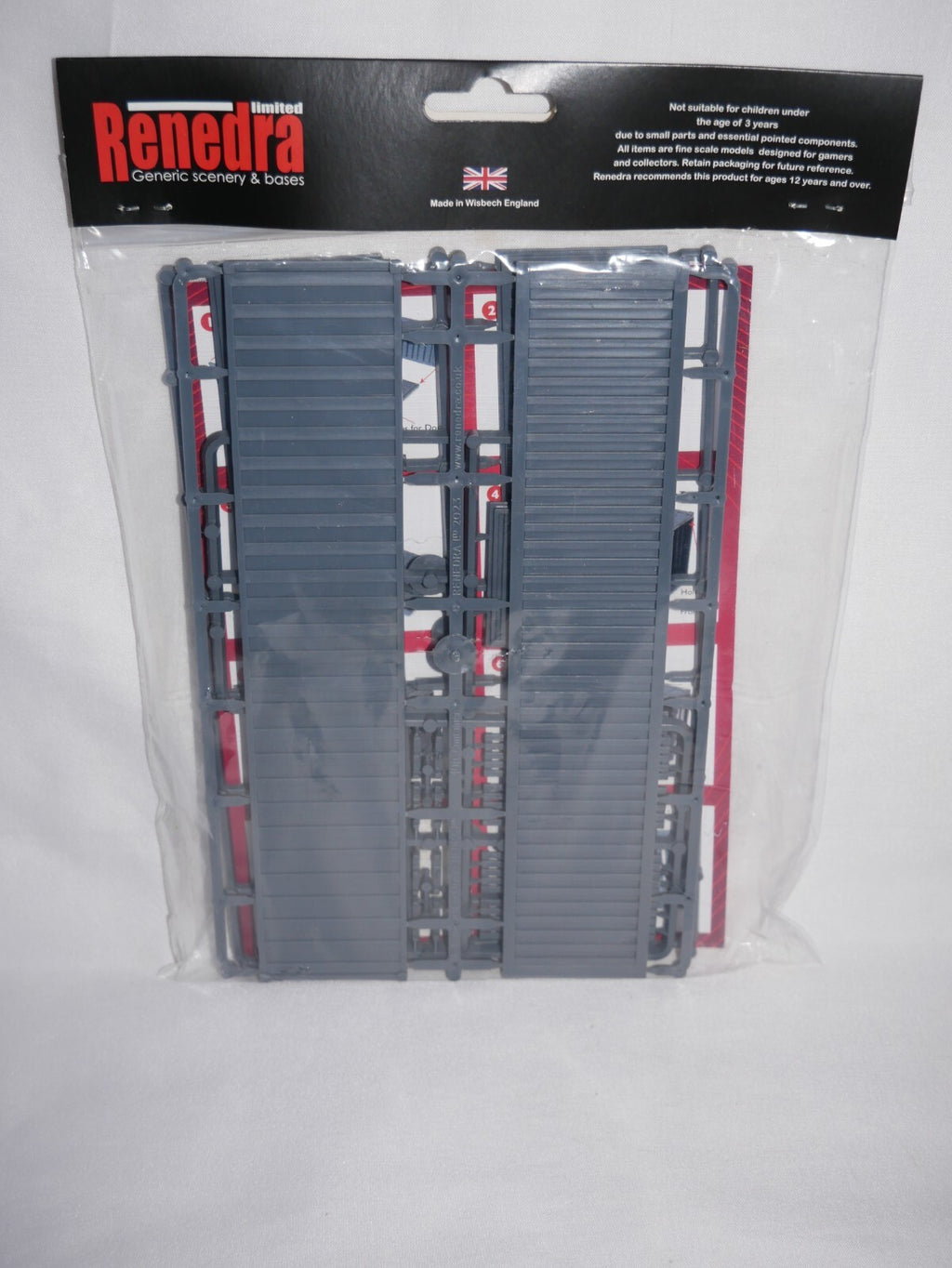 Renedra Ltd Generic Scenery & Bases 1/56 Scale 40ft Shipping Container & Pallets