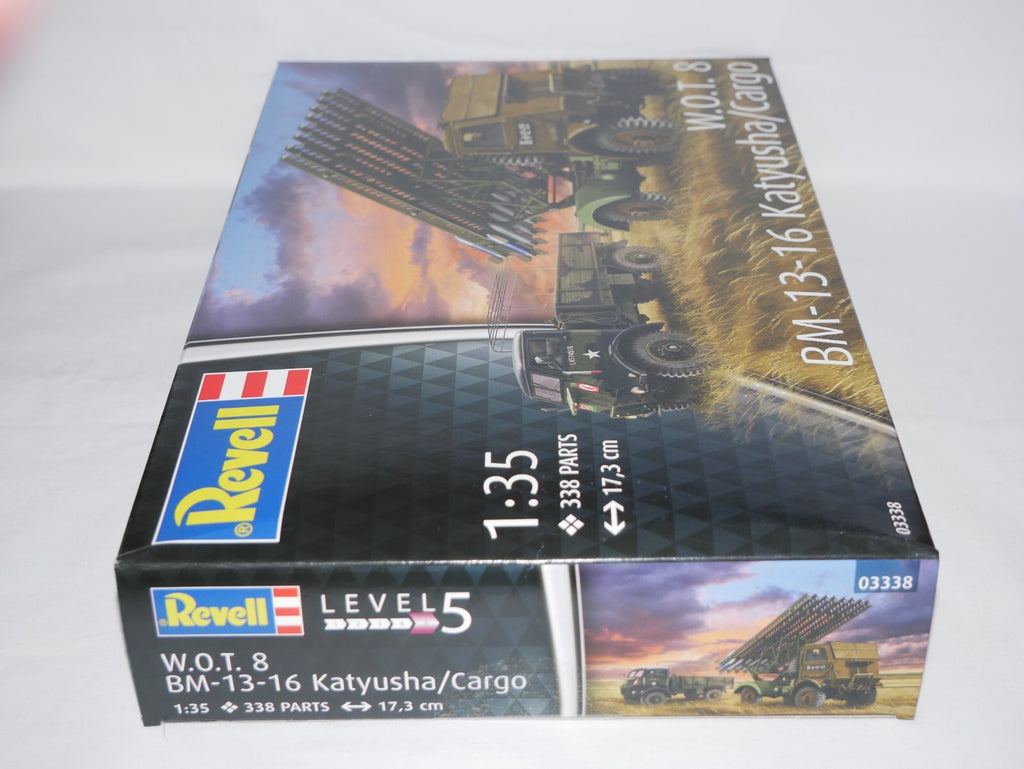 Revell 1:35 Scale Soviet WOT 8 BM-13-16 Katyusha/Cargo Kit Skill Level 5 - 03338