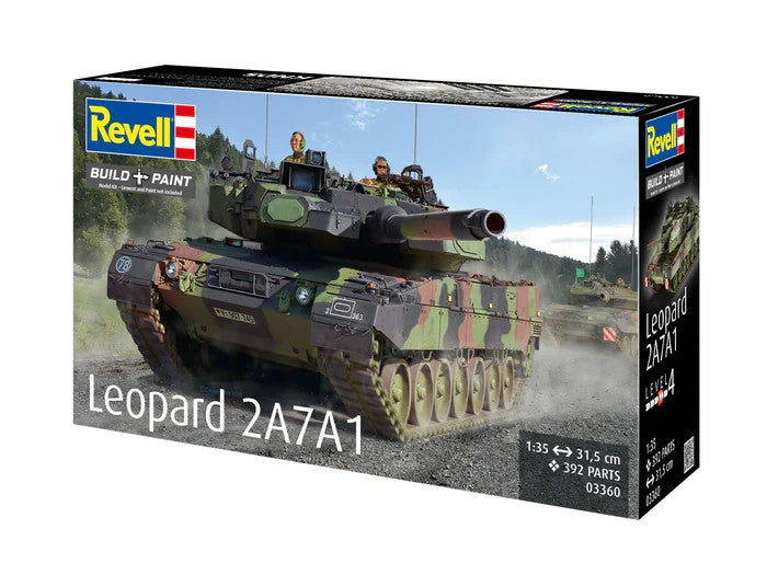 Revell 1:35 Scale Leopard 2A7A1 Main Battle Tank Model kit Skill Level 4 - 03360