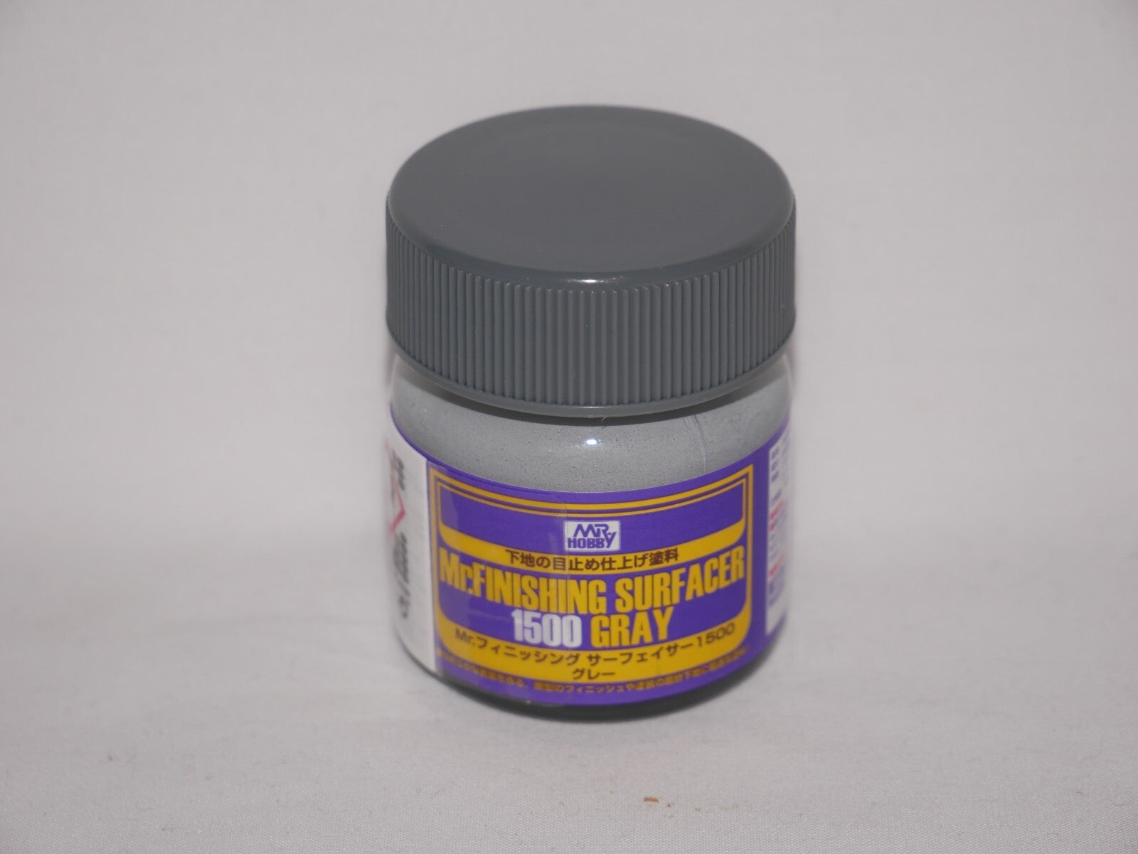 Mr Hobby Mr Finishing Surfacer 1500 Gray Primer 40ml Glass Bottle - SF-289