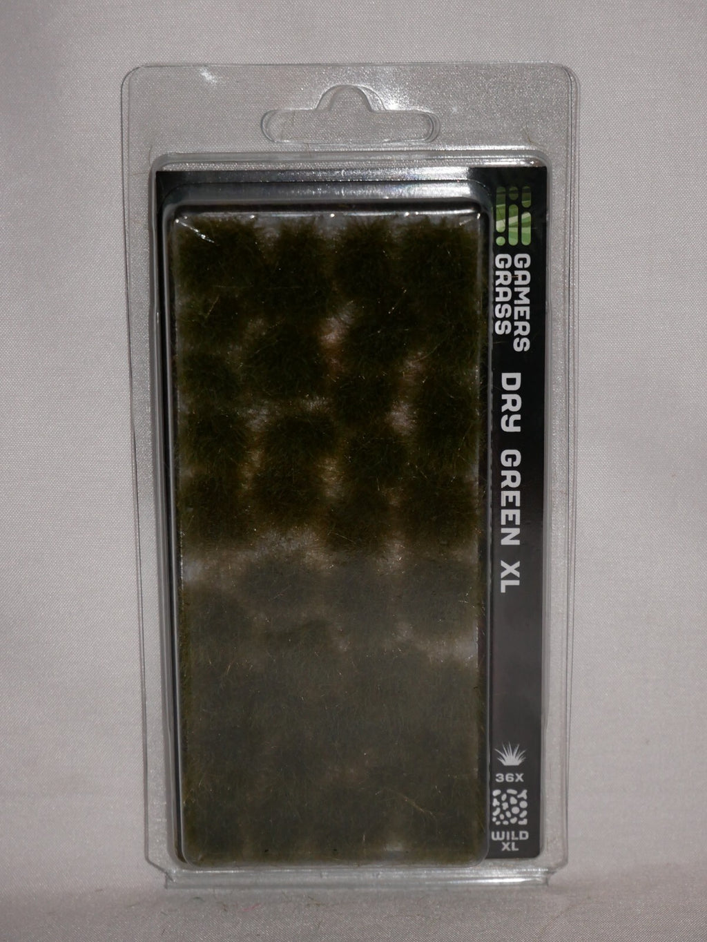 Gamers Grass Wild Dry Green XL 12mm Tufts For Mini Bases (36) Per Pack GG12-DG