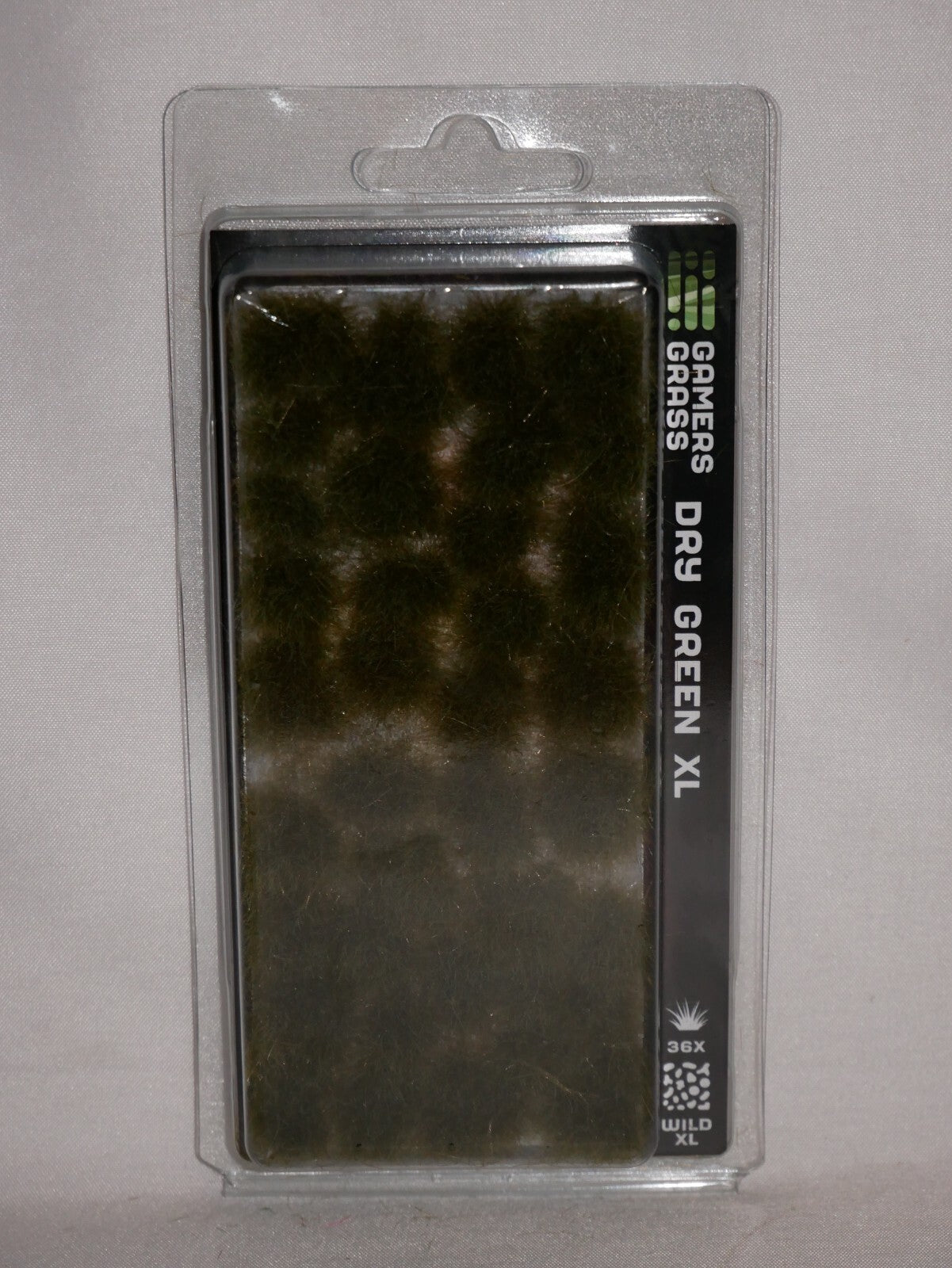 Gamers Grass Wild Dry Green XL 12mm Tufts For Mini Bases (36) Per Pack GG12-DG