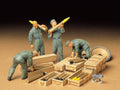 Tamiya Military Miniatures 1:35 Scale WWII German Tank Ammo Loading Crew - 35188