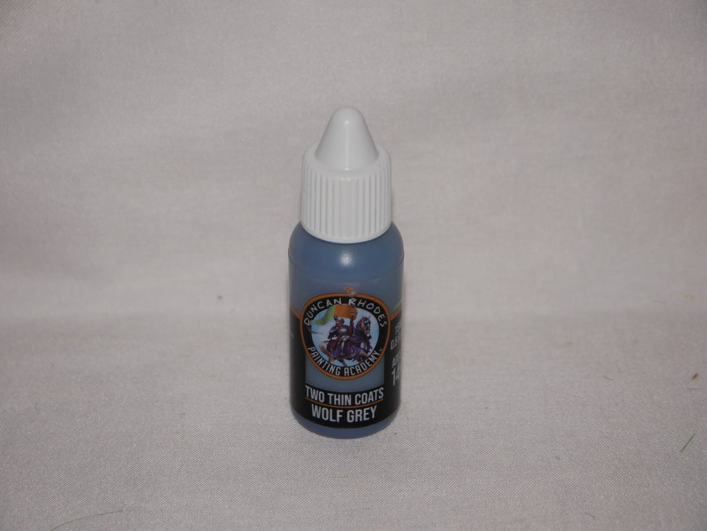 Duncan Rhodes Painting Academy 'Two Thin Coats' Wolf Grey 15ml Bottle - 10050
