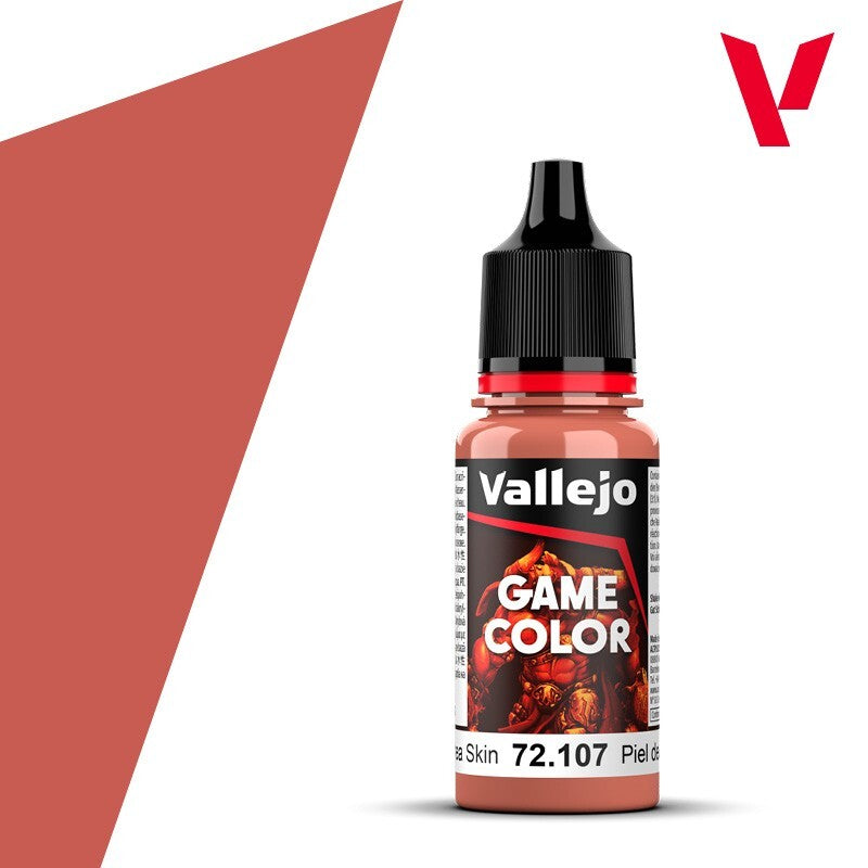 Vallejo Game Color Acrylics Athena Skin 18ml/0.6 fl oz Dropper Bottle - 72.107