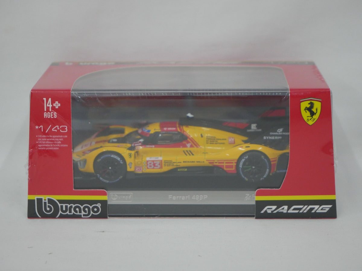 Burago 1:43 Ferrari Racing 499P Le Mans Hypercar 2024 AF Corse No.83 - #18-36317
