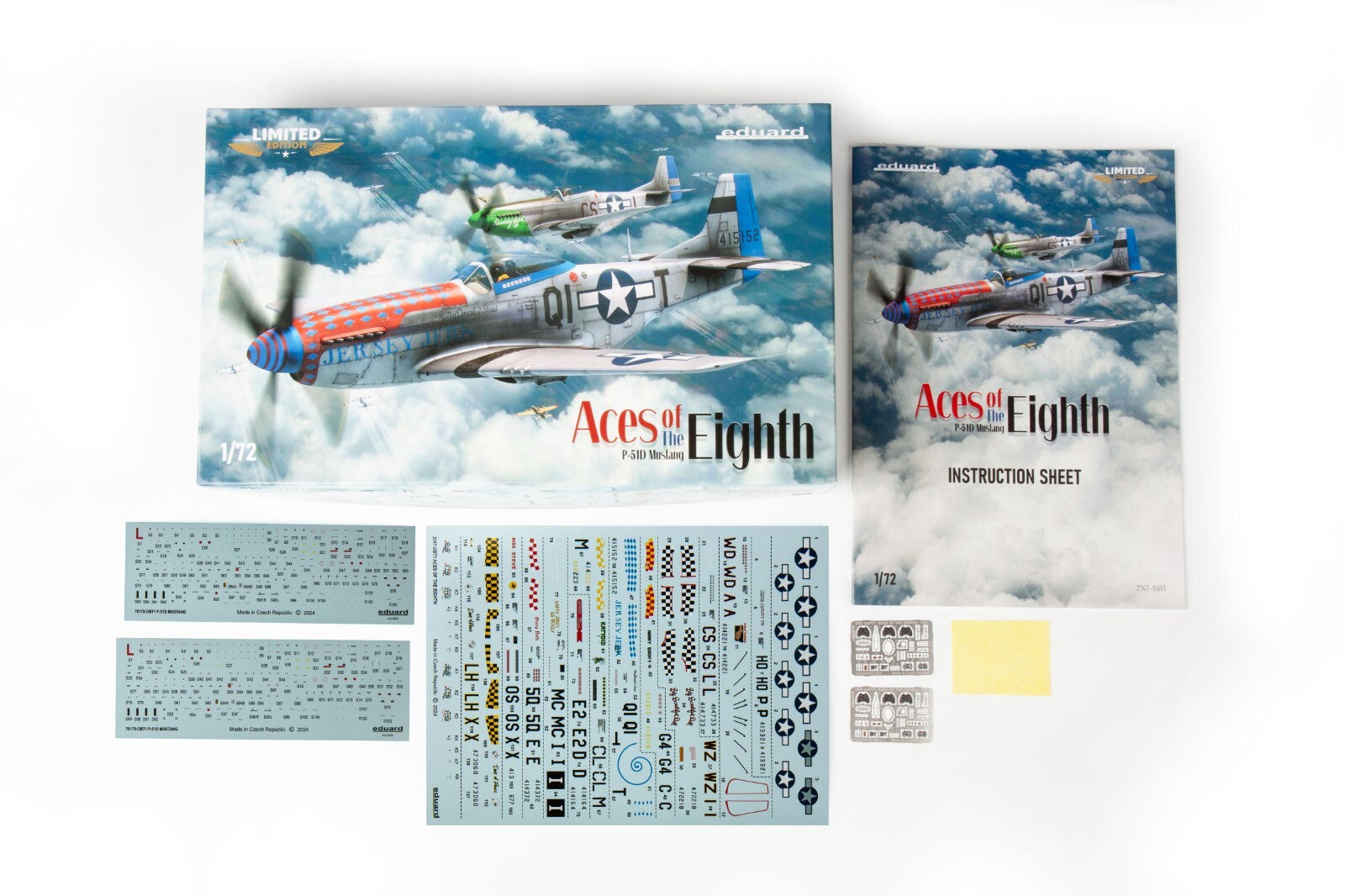 Eduard 1:72 Aces Of The Eighth P-51D Mustangs Limited Edition Duel Combo - 2147