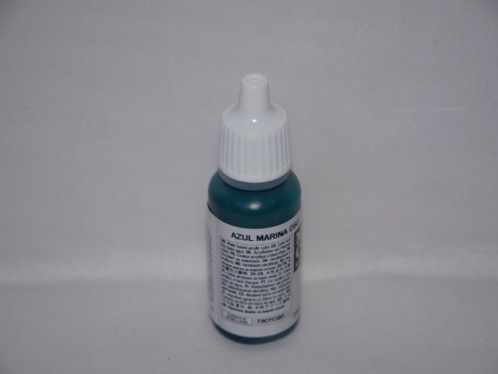 Vallejo Model Color Dark Sea Blue Acrylic 17ml/0.57 fl oz Dropper Bottle 70.898